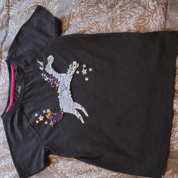 Cat & Jack Other - 🌞 Cat & Jack Sequin Unicorn t-shirt M 7/8